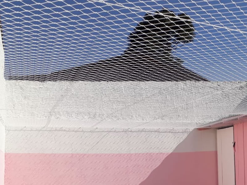 Rede de proteção de alta resistência em São José dos Campos